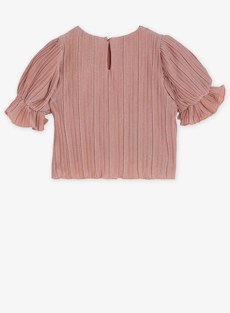GUESS  Infant Crew Neck Top And Palazzo Pants Set for Women | Best Price UAE