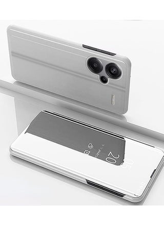 Case Compatible with mi Note 13 Pro Plus, Slim Mirror Design Clear View PU Leather Flip Case with Kickstand Magnetic Closure Shockproof Cover for Note 13 Pro+ - pzsku/Z6CA4D080166E78132080Z/45/1742305900/8d565a56-c58e-4d2b-8fad-8edb339a46b3