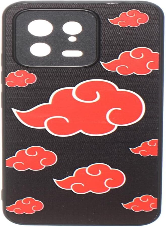 Boter. Plastic 3D Shockproof Back Case Designed With Raised Edge To Protect Camera lens Group Of Clouds Printed Suitable For Xiaomi 13 - Multi Color