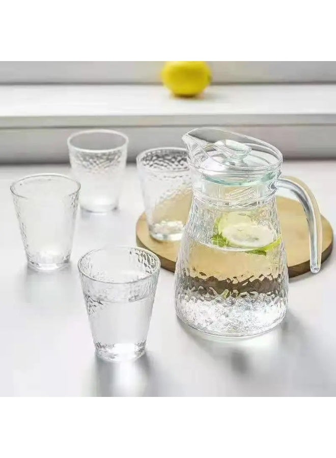 High-Quality Large Glass Pitcher Set – Durable Lemonade Water Pot & Hot-Cold Resistant Glass Kettle for Tea, Juice, Coffee – Elegant Clear Glass Beverage Pitcher with Lid & Handle  - Image 5