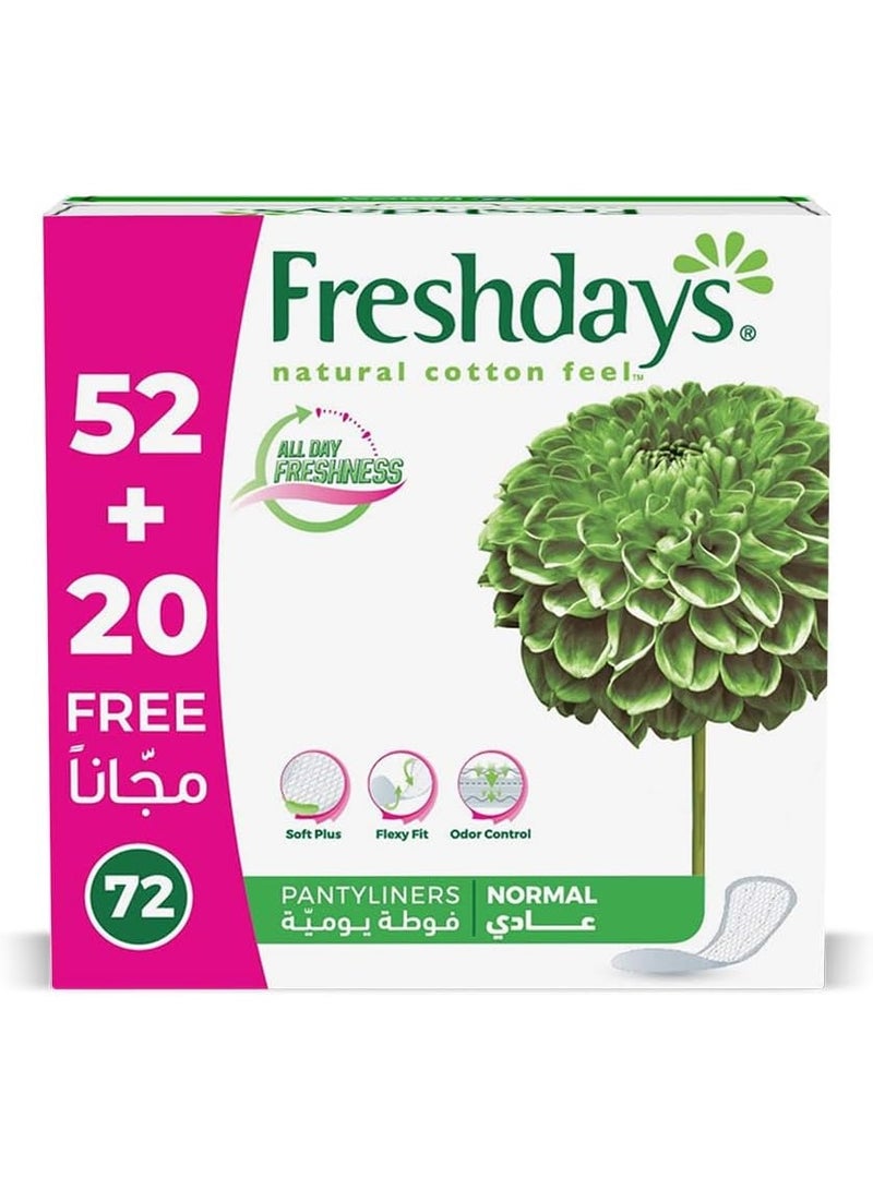 Freshdays Daily Liners Normal 72 Pads - Image 2