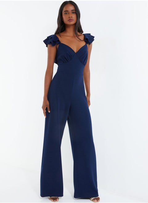 Ruffle Strappy Jumpsuit