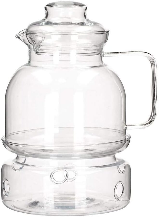 Termisil Tea Pitcher Straight + Candle Heater - 1.50L