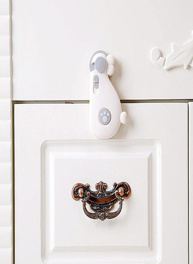 Mockery Multifunction Baby Door Lock Cabinet Drawer Cupboard Safety Kids Protection Tool (White),1 Count - Image 4