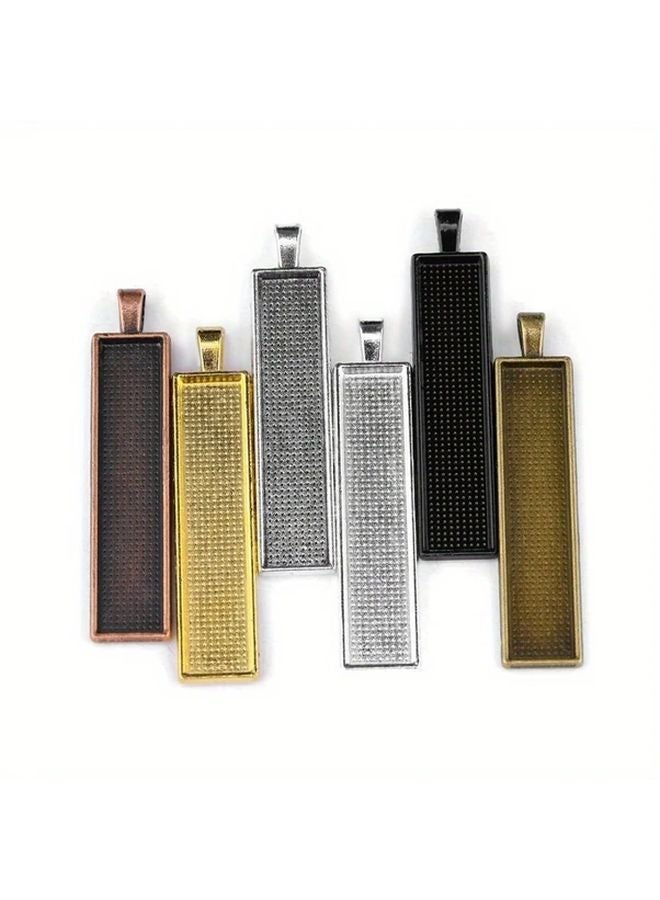 10 قطعة من حوامل قاعدة سبيكة فضية عتيقة، مستلزمات صنع المجوهرات DIY، أدوات حرفية - Image 3