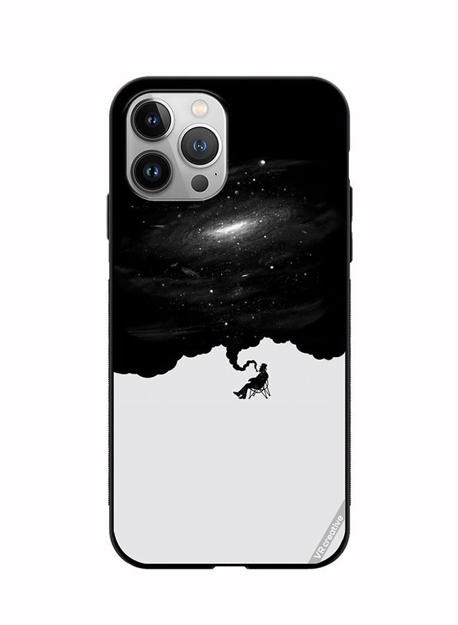 VR CREATIVE Protective Case Cover For Apple iPhone 11 Pro Galaxy Abstract Black White Design Multicolour - Image 1