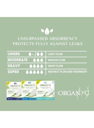 Organyc - 100% Certified Organic Cotton Feminine Day and Night Pads - Ultimate Flow, 7 Count (Pack of 1) - view 4