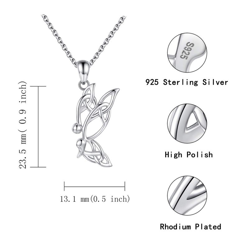 Sariel Semicolon Butterfly Necklace Survivor Encouragement Story Isnt Over Yet Struggle Depression Inspired Necklace 925 Silver Pendant Jewelry Gift for Women (Silver) - Image 5