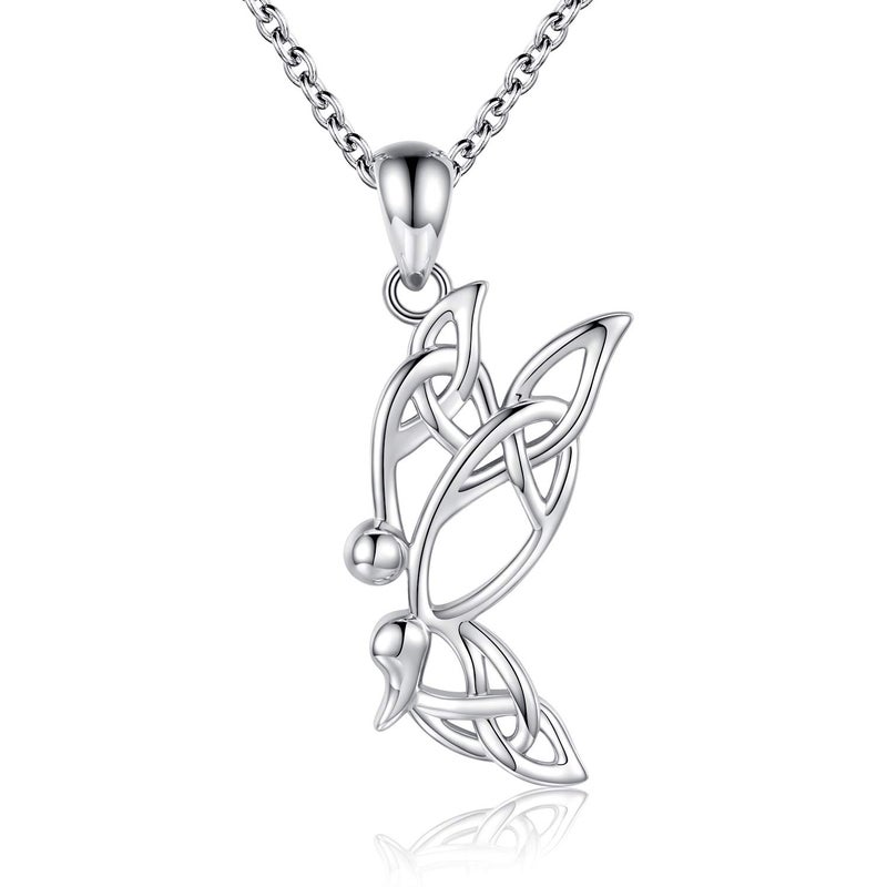 Sariel Semicolon Butterfly Necklace Survivor Encouragement Story Isnt Over Yet Struggle Depression Inspired Necklace 925 Silver Pendant Jewelry Gift for Women (Silver) - Image 1