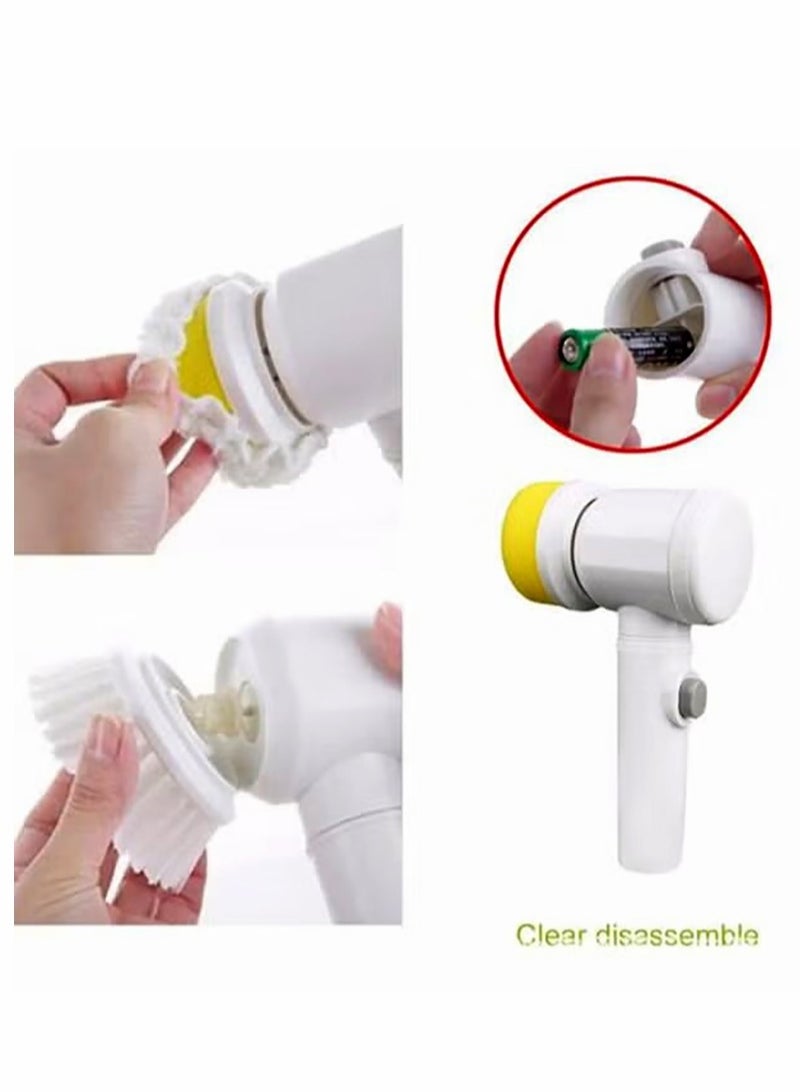 Beauenty 5-In-1 Electric Magic Toilet Cleaning Brush White 20cm - Image 4