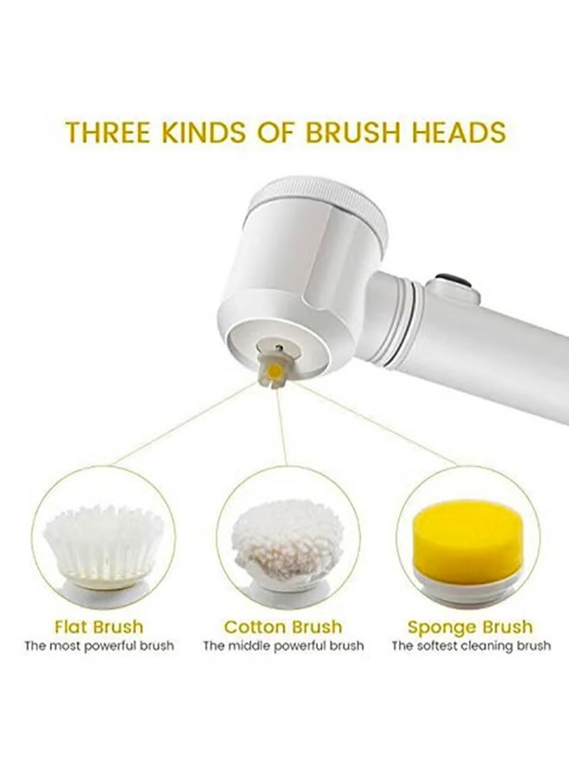 Beauenty 5-In-1 Electric Magic Toilet Cleaning Brush White 20cm - Image 2