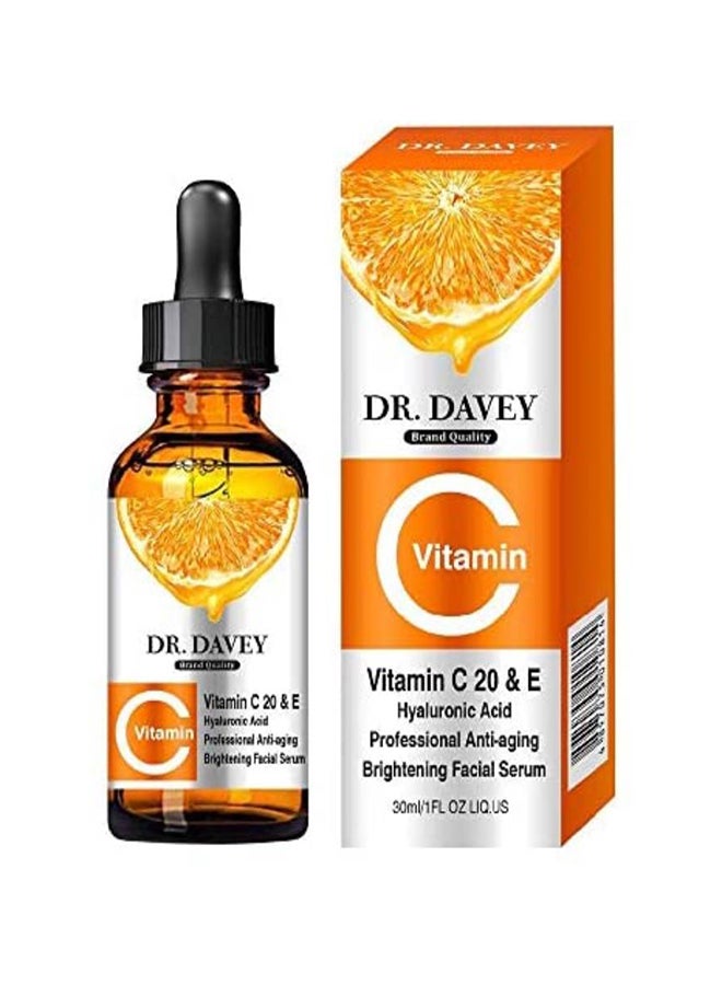 دكتور دافي سيروم للوجه وكريم للوجه بفيتامين C شفاف (30 Ml+ 50 G)ملليلتر - Image 3