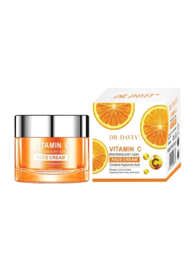 دكتور دافي سيروم للوجه وكريم للوجه بفيتامين C شفاف (30 Ml+ 50 G)ملليلتر - Image 2