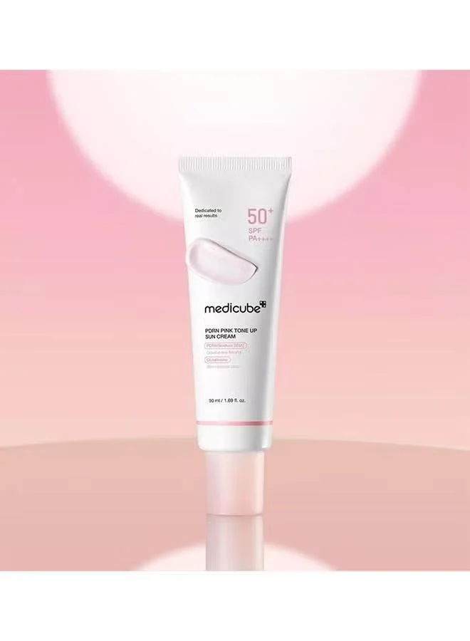 Medicube  Pdrn Pink Tone Up Sun Cream 50ml for Women | Best Price UAE
