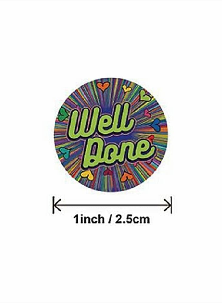 Y&D Kids Reward Stickers, 2 Rolls Teacher Rewards Vintage Hand Account Decor, Funny Encouragement Label  - Image 4