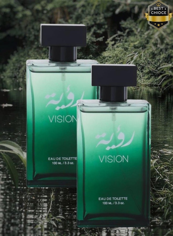 فيجن 2 قطع عطر فيجن 100 مل - Image 1