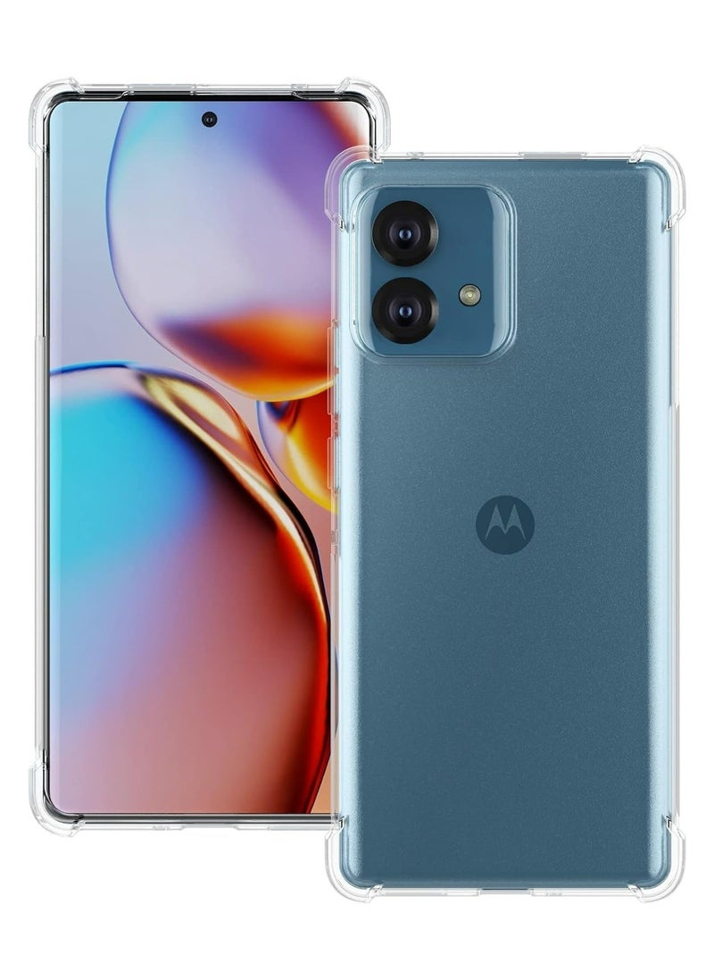 Fankalo - Phone Case For Motorola Edge 40 Neo Crystal Clear Ultra Slim Anti Scratch Shockproof Protective TPU Back Cover - Image 1
