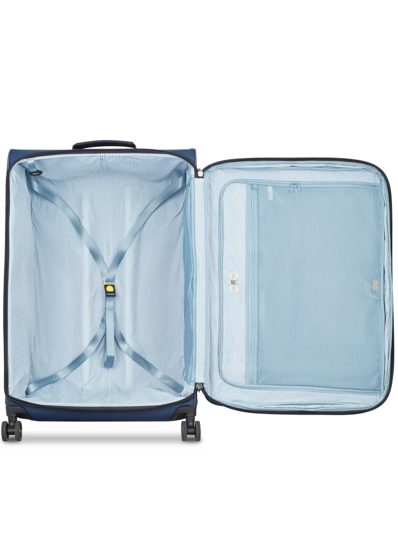 DELSEY Paris Turenne 2.0 82 cm Softcase 4 Double Wheeled Expandable Luggage Trolley - Night Blue