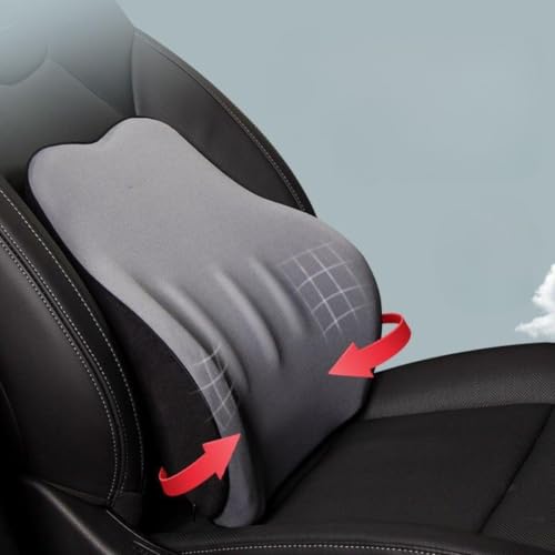 STARQ Premium Car Seat Cushions Combo Seat Back Support, Neck Rest Pillow, Seat Cushion for Driving Seat Memory Foam, Cotton Cover Ergonomic Car Cushions Pillows (Black) - Image 3