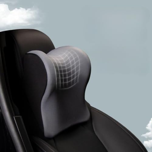 STARQ Premium Car Seat Cushions Combo Seat Back Support, Neck Rest Pillow, Seat Cushion for Driving Seat Memory Foam, Cotton Cover Ergonomic Car Cushions Pillows (Black) - Image 4