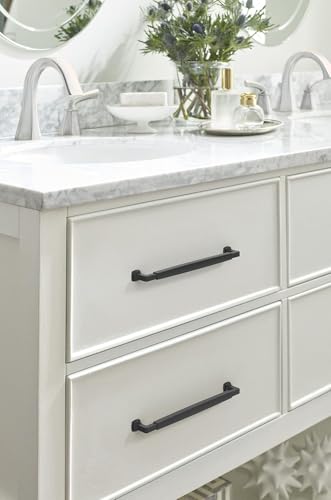 Amerock BP37400FB Matte Black Cabinet Pull 10116 inch 256 mm CentertoCenter Cabinet Handle Stature Drawer Pull Kitchen Cabinet Handle Furniture Hardware - Image 3