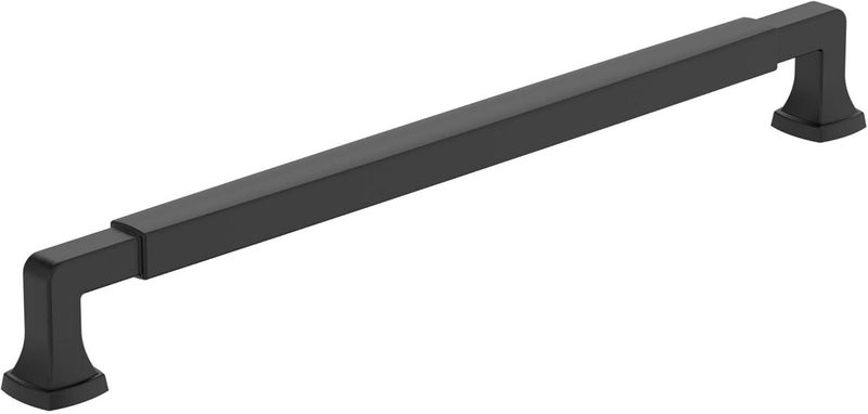 Amerock BP37400FB Matte Black Cabinet Pull 10116 inch 256 mm CentertoCenter Cabinet Handle Stature Drawer Pull Kitchen Cabinet Handle Furniture Hardware - Image 2