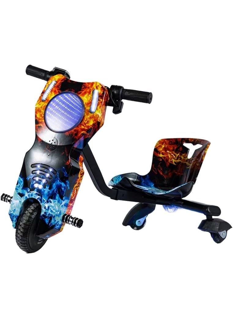 Electric Drift Trike Scooter 250W, 36V Motorized Ride-On Drifting Tricycle for Teens & Adults, High-Speed Outdoor Drift Scooter with PU Wheels, Smart Control Electric Drift Bike - Image 1