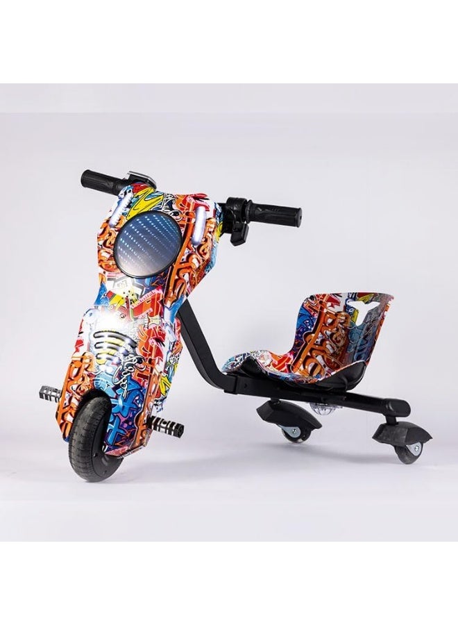 Electric Drift Trike Scooter 250W, 36V Motorized Ride-On Drifting Tricycle for Teens & Adults, High-Speed Outdoor Drift Scooter with PU Wheels, Smart Control Electric Drift Bike - Image 2