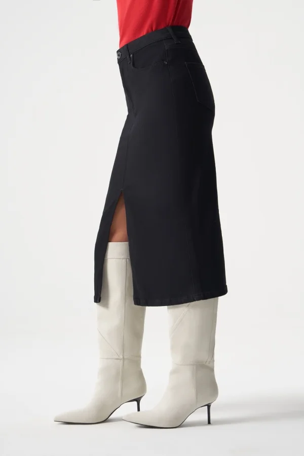 MIZALLE COTTON JEAN SKIRT