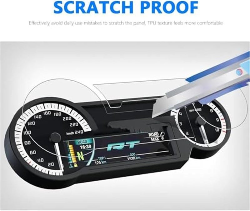 DEMULAX Motorcycle Dashboard Screen Protector - Image 5