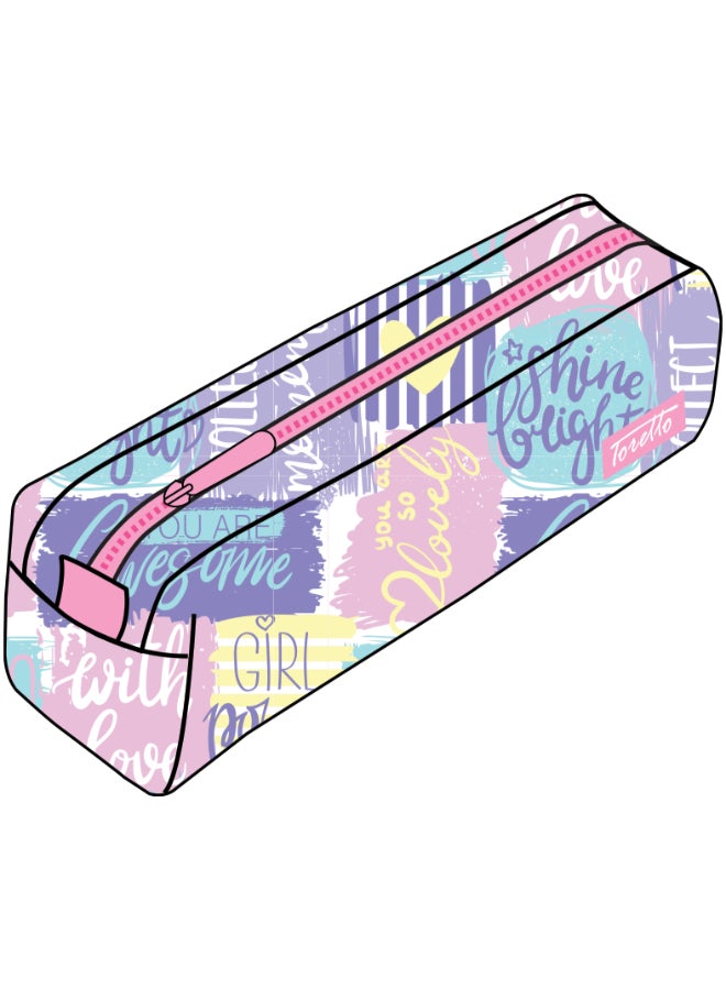 توريتا طقم حقائب ظهر 4 قطع مع حقيبة ظهر مدرسية 17 بوصة، حقيبة غداء، زجاجة ماء ومقلمة، هدية للبنات ✅ - Image 4