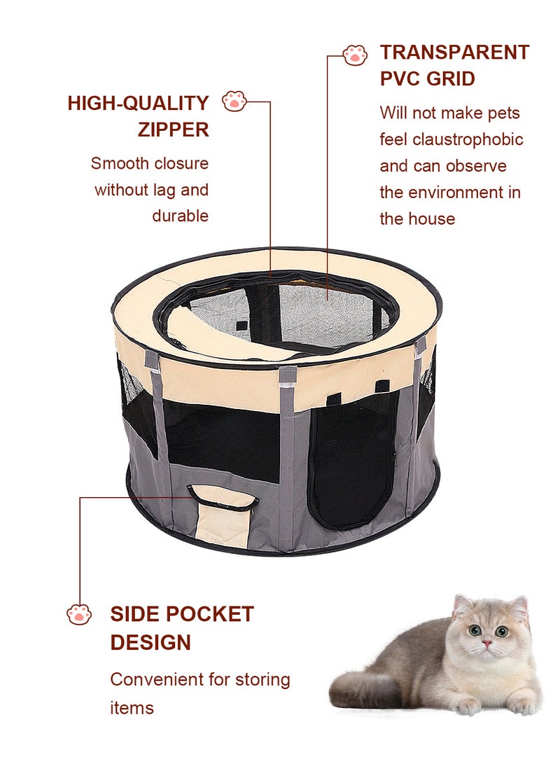 Kidle Folding Dog Cage Pet Tent Outdoor Dog Bed Enclosure Cat Cage Puppy Cage - Image 4