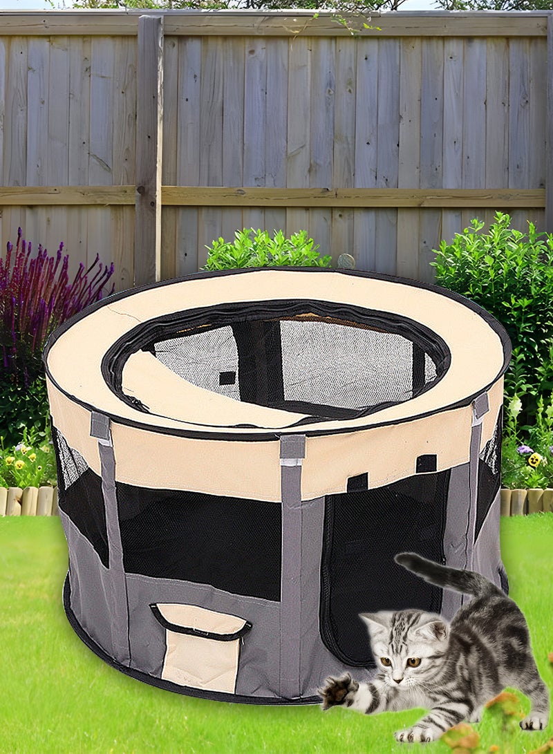 Kidle Folding Dog Cage Pet Tent Outdoor Dog Bed Enclosure Cat Cage Puppy Cage - Image 2