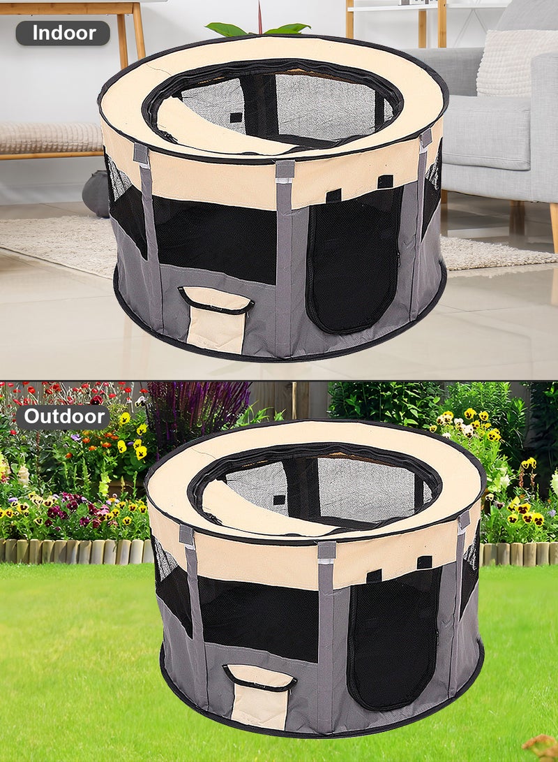 Kidle Folding Dog Cage Pet Tent Outdoor Dog Bed Enclosure Cat Cage Puppy Cage - Image 3
