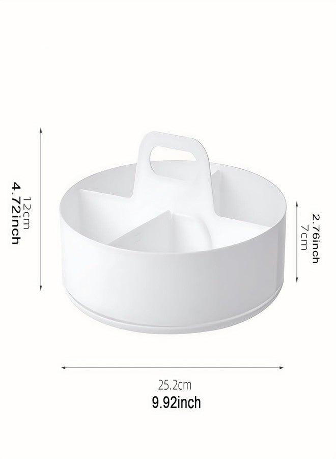 Divik Rotating Storage Rack - Adjustable Seasoning & Makeup Organizer, Household Kitchen Cabinets-Tray for Home Organization - 360° Rotating Organizer Tray for Kitchen, Pantry & Bathroom (1Pcs) - Image 2