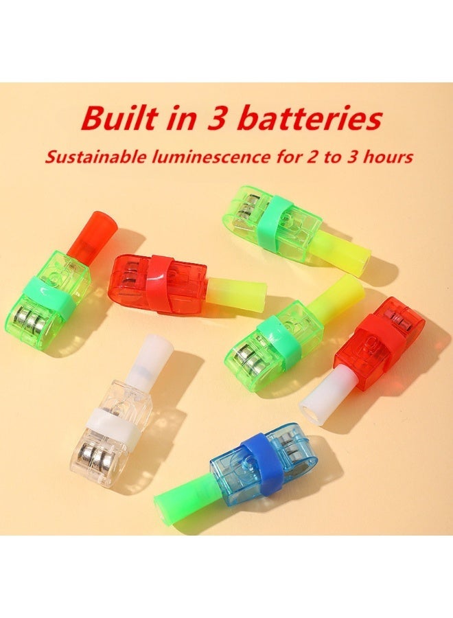 Yalla Pick 10 Pieces LED Animal Finger Lights with Projector, Cute Animal Party Favors Toys, Light Up Projection Party Decorations and Gifts for Kids Birthday(Assorted Colors) - Image 5