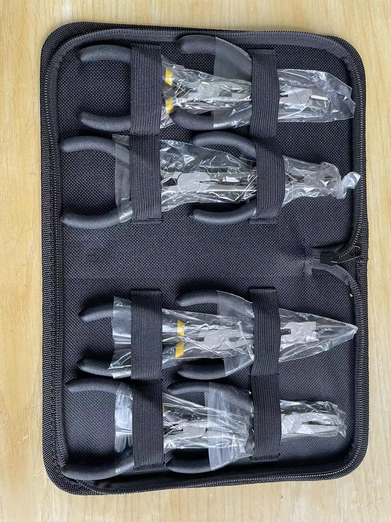 general 8-Piece Pliers Set with Tool Kit Case, Including Needle Nose and Diagonal Cutters - Image 3