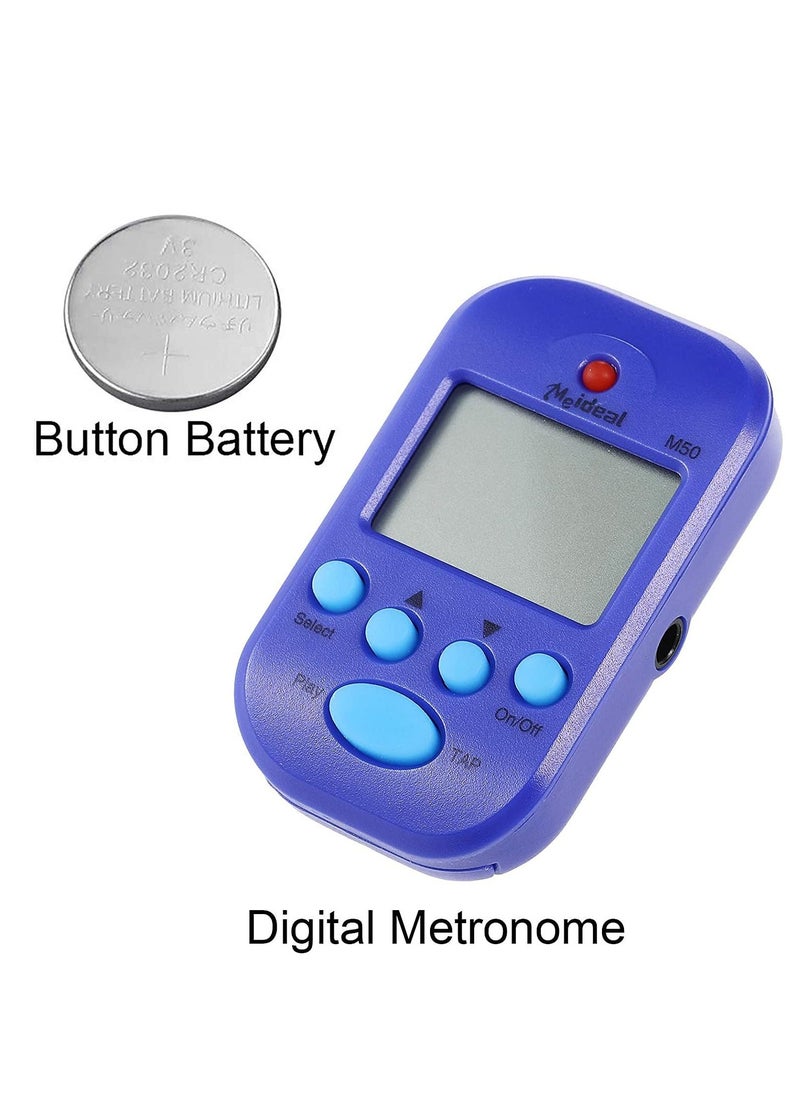 null - Mini Digital Metronome, Multifunctional, Portable, Volume Adjustable, Clip on, with Speaker, Beat Tempo, for Piano, Guitar, Saxophone, Flute, Violin, Drum - Image 1