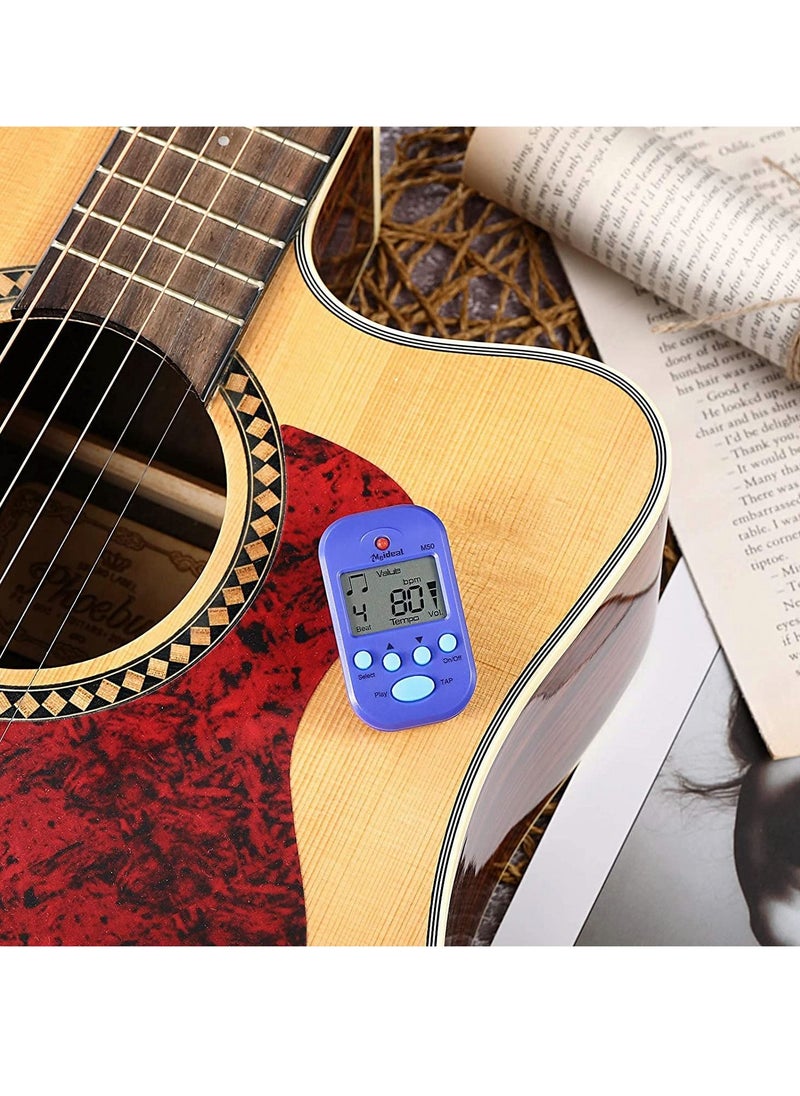 null - Mini Digital Metronome, Multifunctional, Portable, Volume Adjustable, Clip on, with Speaker, Beat Tempo, for Piano, Guitar, Saxophone, Flute, Violin, Drum - Image 1