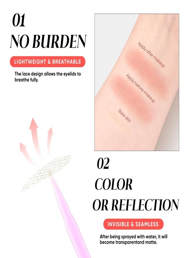 ملين دايري شريط لاصق للجفن المزدوج من MLEN DIARY، شرائط رفع الجفن غير المرئية للعيون المتدلية، شرائط رفع الجفن المترهلة مع أدوات (144P-27 * 4 مم) - Image 2