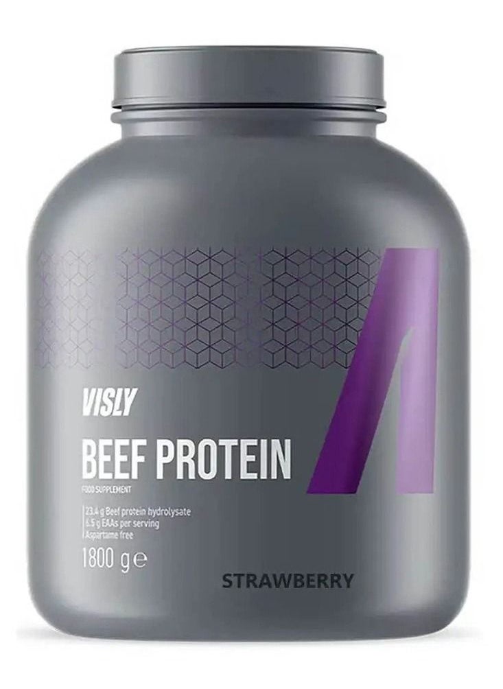 Beef Protein Strawberry 1800g - pzsku/Z6CA618FC7499D7DC868CZ/45/_/1689592421/23fbe951-a984-4a0f-8541-04c34d2d1ee6