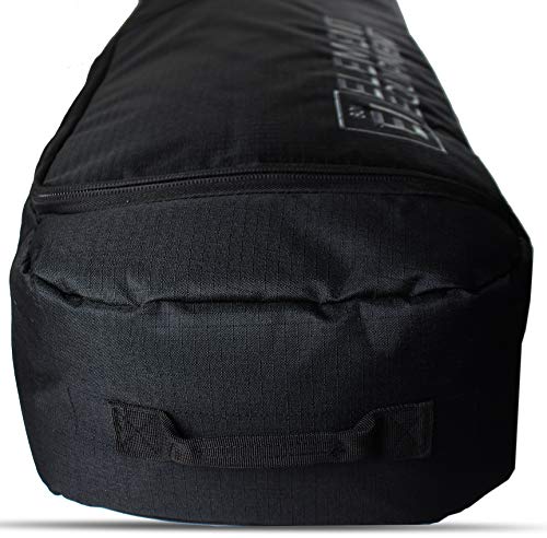 Element Equipment Deluxe Padded Snowboard Bag - Premium High End Travel Bag Black Ripstop 157 - Image 5