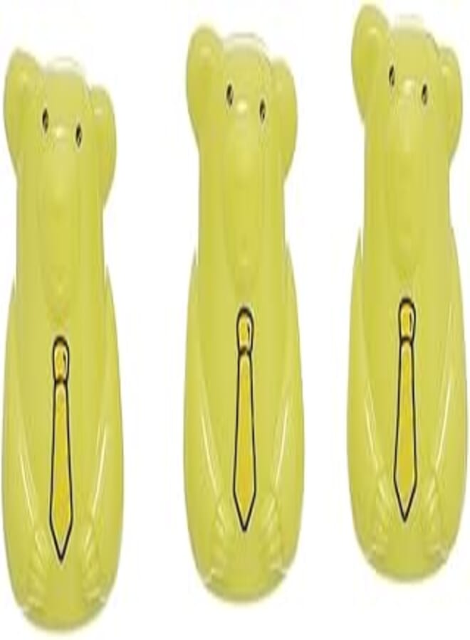 TR-3073 Manual Pencil Sharpener with Shell Prom Bear Shape Pack of 3 Pieces - Green