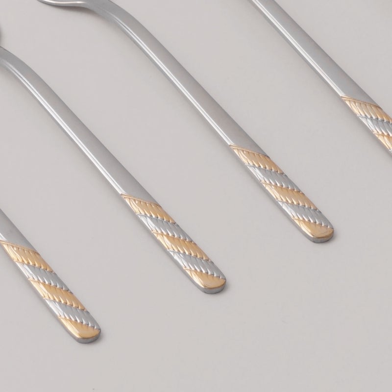 Pentola stainless steel cake fork set 6pcs with mirror polish 2.5mm - Image 3