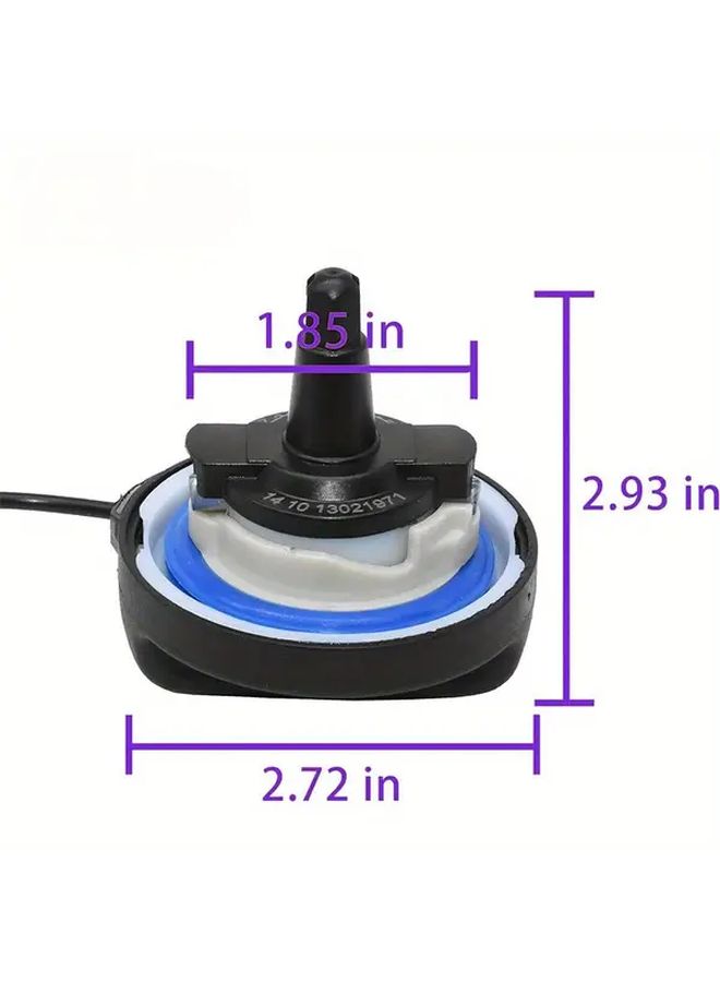 Black Fuel Tank Air Cap Assembly Compatible With BMW E And F Series Models - Image 2