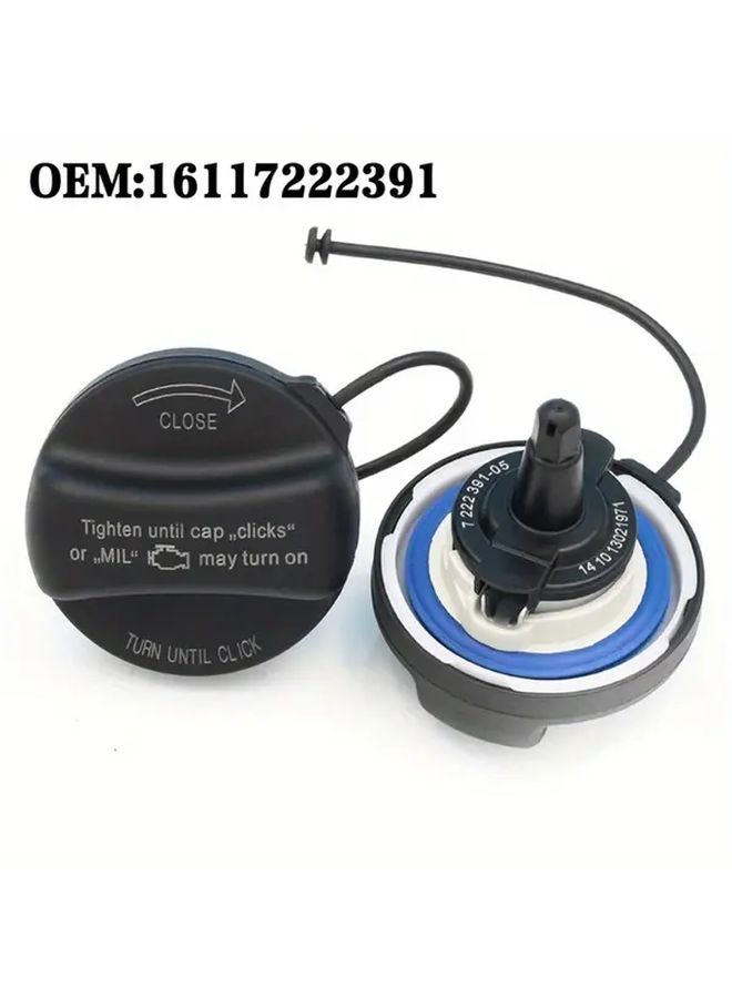 Black Fuel Tank Air Cap Assembly Compatible With BMW E And F Series Models - Image 5