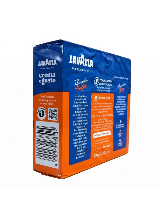 Lavazza Crema E Gusto Forte Ground Coffee 2 X 250grams - Image 3