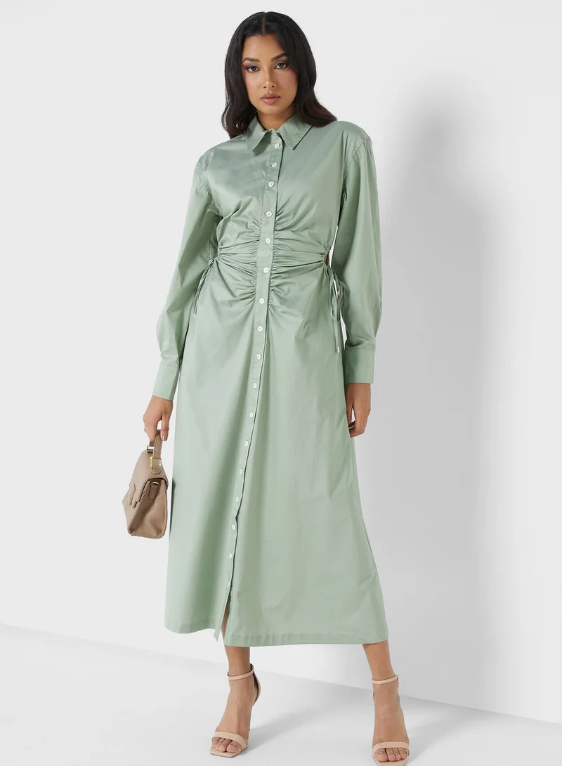 Cmeo collective Pocket Detail Shirt Dress