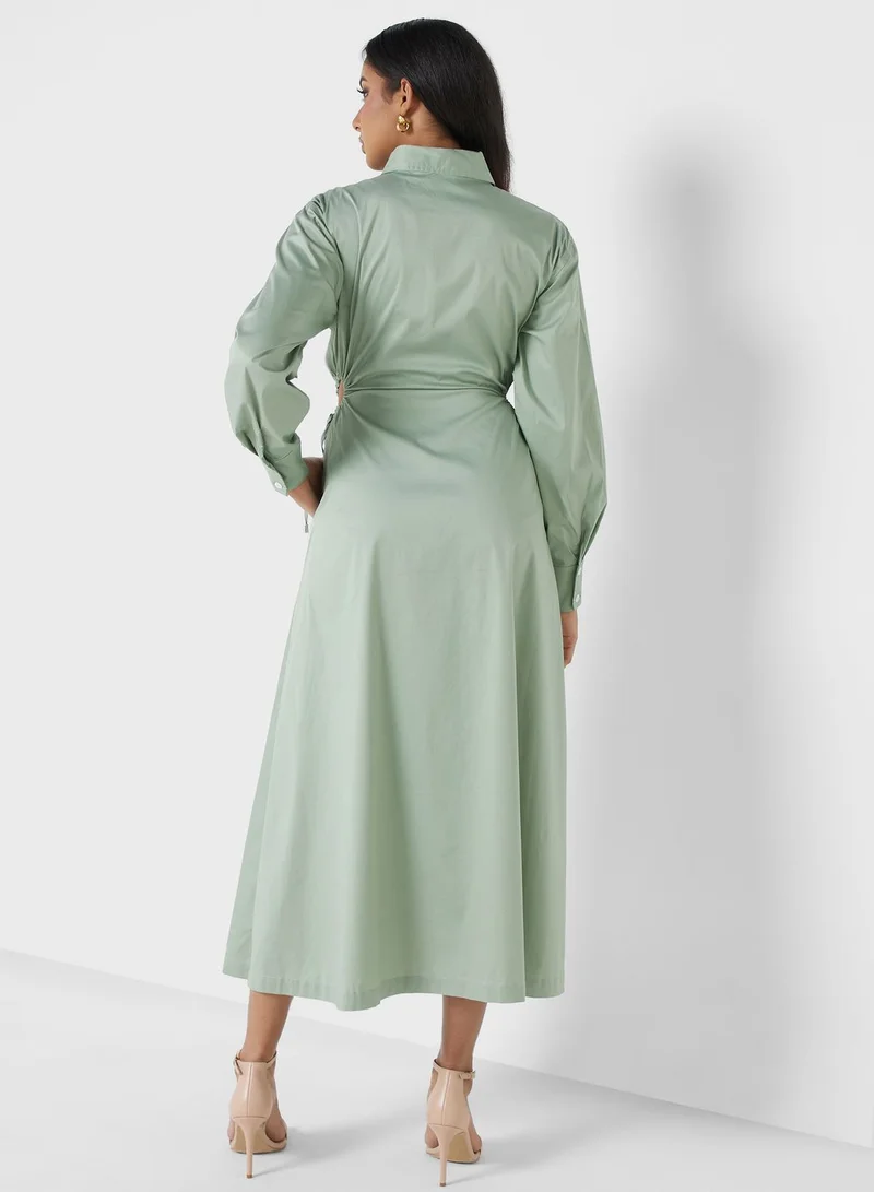 Cmeo collective Pocket Detail Shirt Dress