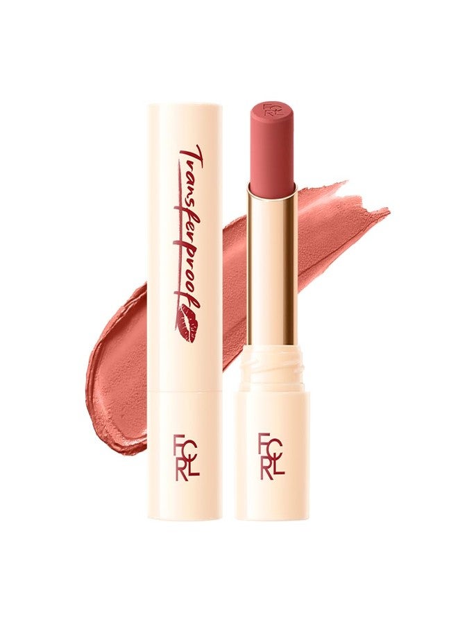 FOCALLURE Lasting Matte Lipstick - HOT PK02 Figgy Pink |3.5g, 16H Transferproof & Waterproof, Non-Drying, Highly Pigmented, Lightweight & Breathable, Smooth Application for All-Day Wear - Image 1